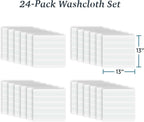 Welhome James 100% Cotton Textured Stripe Towels - Image 3