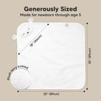 KeaBabies Hooded Baby Towel for Newborn - Image 4