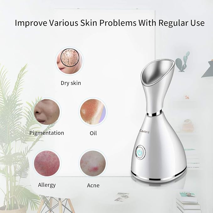 Facial Steamer-Nano Ionic Facial Steamer Warm Mist Humidifier Atomizer Sprayer - Image 4