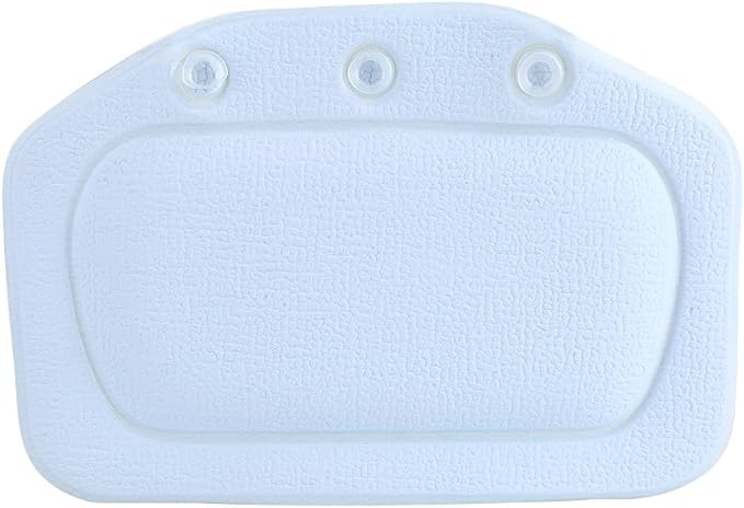 Bath Pillow, Bathtub Head Neck Support, Soft Foam Padded Spa Tub Headrest Back by Haofy