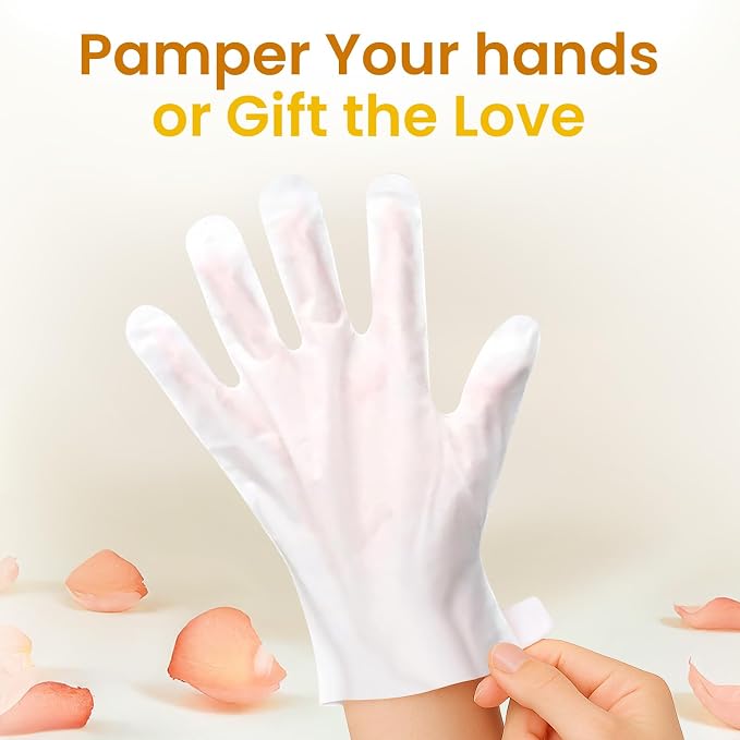 BLOOMORA Repairing Hand Mask for Dry Cracked Hands, Hand Masks - Image 4