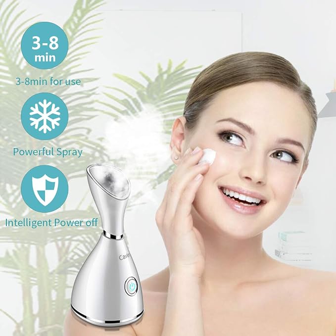 Facial Steamer-Nano Ionic Facial Steamer Warm Mist Humidifier Atomizer Sprayer - Image 5