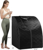 ZONEMEL Oversize Portable Far Infrared 1 Person Sauna, Personal Sauna Spa - Image 3