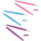 BBTO 30 Pcs Rubber Cuticle Pusher Silicone Cuticle Pusher Small Plastic Handle - Image 5