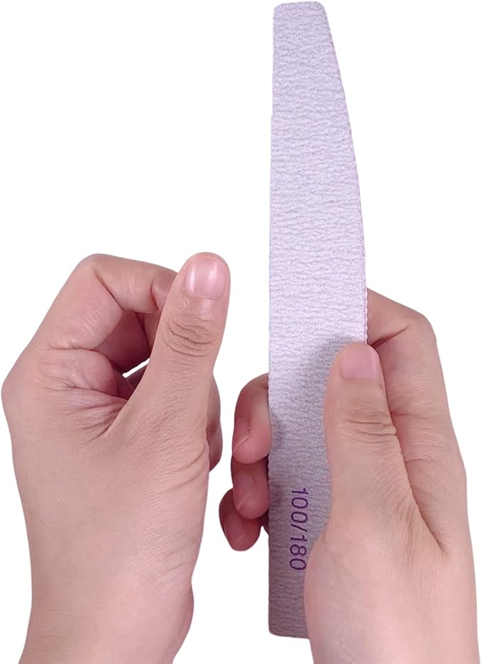 Nail File and Buffer, Buffer Block Nail Files Double Sided 100/180 Grit - Image 6