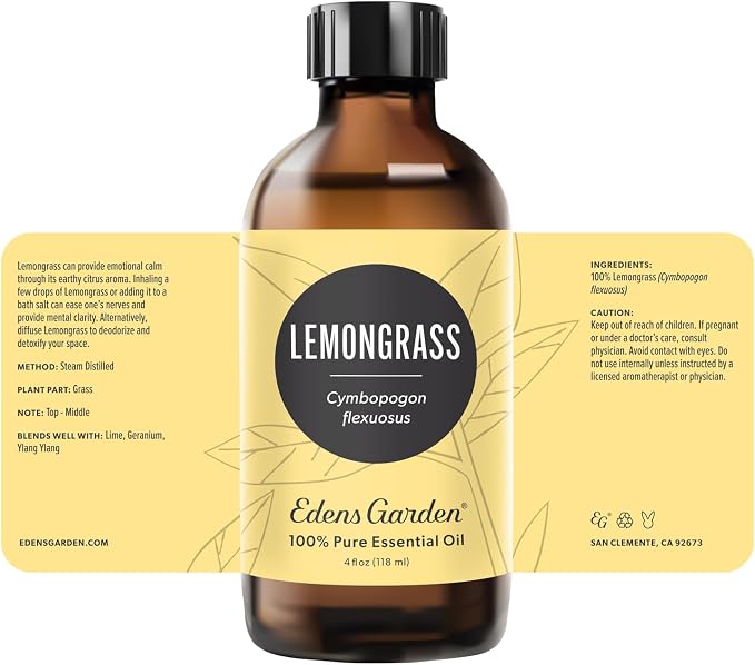 Edens Garden Lemongrass Essential Oil- 100% Pure Premium Grade, Therapeutic - Image 9