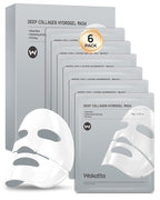 6 Pack Bio-Collagen Face Mask, Hydrating Overnight Masks, Fine Lines Face by Wokatta