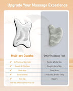 Non-Slip Grip Stainless Steel Gua Sha Facial Tools, 2026 Updated X-shaped - Image 8