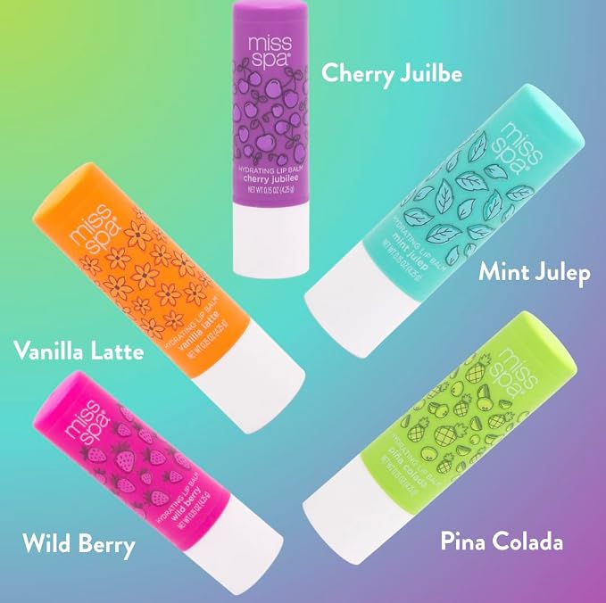 Miss Spa Hydrating Lip Balm Set Moisturizing Lip Care Gift Set - Image 6