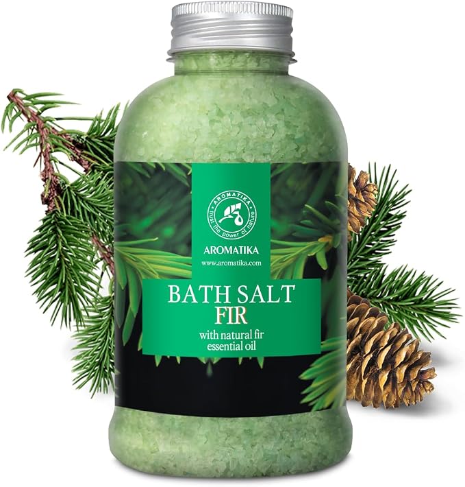Fir Bath Salt with Natural Fir Essential Oil 21.16 Ounces - Image 2