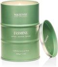 M&SENSE Jasmine Scented Candles Natural Non Toxic, Aromatherapy Candle by MSENSE