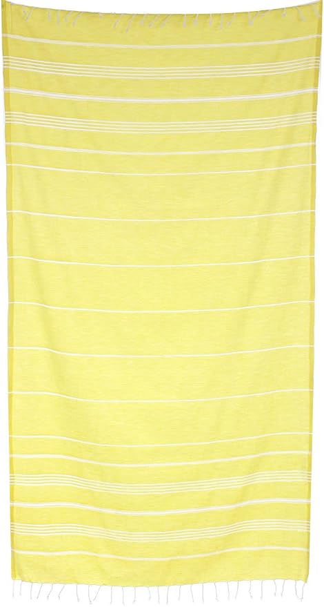Cacala Lightweight and Thin Turkish Beach Towel 100% Cotton Sand-Free and - Image 5
