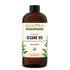 Banyan Botanicals Organic Unrefined Sesame Oil – Rich & Warming Ayurvedic by BanyanBotanicals