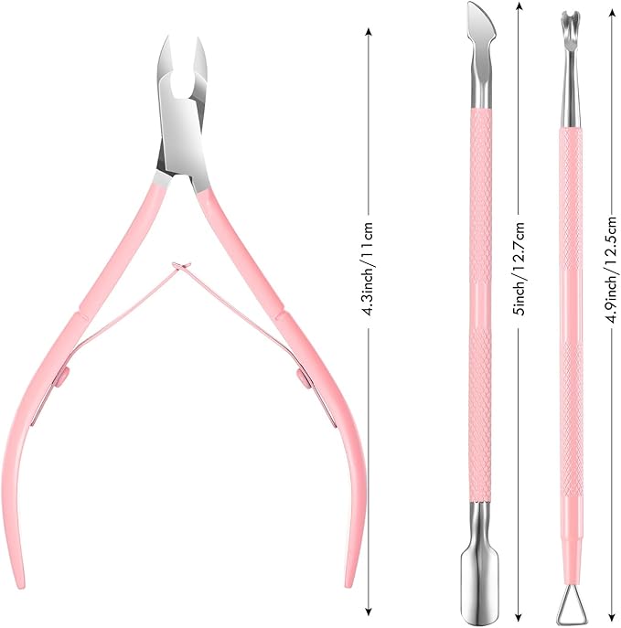 Cuticle Trimmer with Cuticle Pusher, XUNXMAS Cuticle Remover Cutter Nipper - Image 6