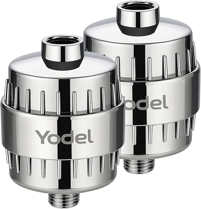 Yodel Shower Filter 2 Pack Chrome by Yodel