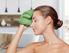 Avalon Towels Cotton Washcloths 24-Pack – 12 x 12 Inch Sage Green Super Soft & - Image 2