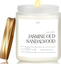 Jasmine, Oud & Sandalwood Scented Candles by Unknown