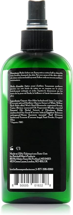 Brickell Men's Balancing Face Toner - Image 4