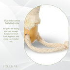 Touch Me All Natural Spa Sisal Dry Skin Brush – Premium Quality 9” Exfoliating - Image 4