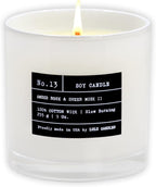 Lulu Candles | Amber, Rose & Sheer Musk II | Luxury Scented Soy Jar Candle | by LULUCANDLES