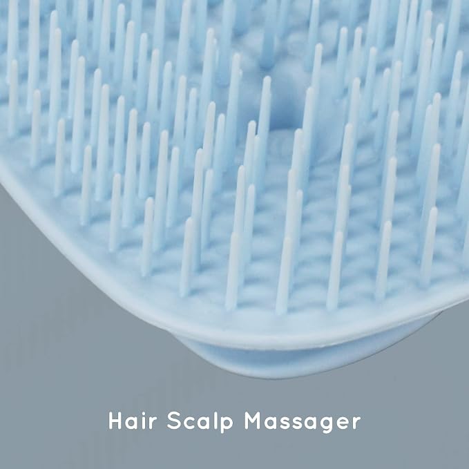 Ecoed 2 PC Scalp Massager Shampoo Brush, Scalp Scrubber & Exfoliator - Image 4
