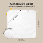 KeaBabies Hooded Baby Towel for Newborn - Image 4