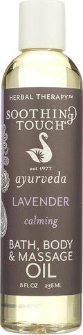 Soothing Touch Bath Body & Massage Oil, Calming Lavender - 8 Oz by Soothing+Touch