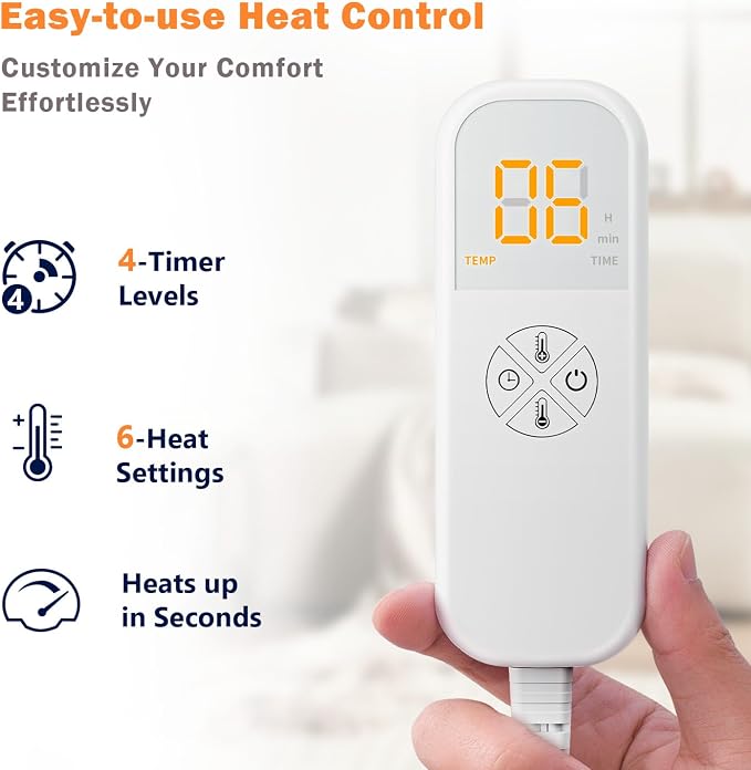 Ultra-Wide Microplush Heating Pad - Image 4
