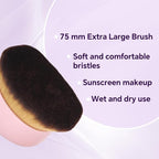 Extra Large Body Makeup Brush for Self Tanner, 75MM Professional Application - Image 2