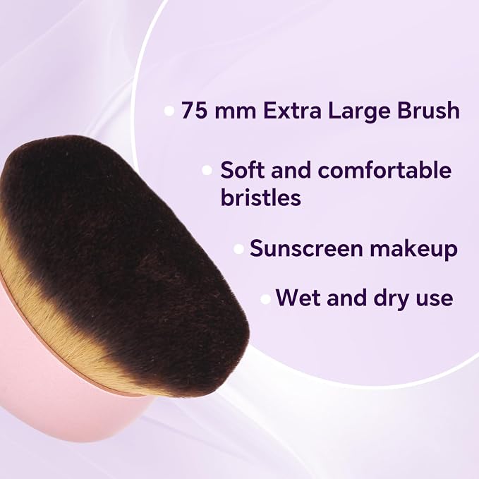 Extra Large Body Makeup Brush for Self Tanner, 75MM Professional Application - Image 2
