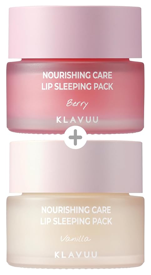 Klavuu Lip Mask Set – Overnight Deep Hydrating Korean Lip Balm Treatment by KLAVUU