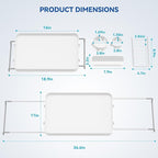 Bathtub Tray for Large Soaking Tub Table Tray Expandable Tub Shelf for Bathtub - Image 8
