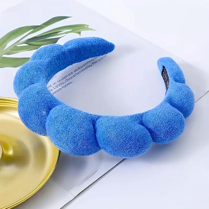 Spa Terry Cloth Headbands for Facial Skincare, Makeup Application, Face Washing - Image 4