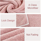 Jseng 3PC Microfiber Hair Towel Caps, Extreme Soft & Ultra Absorbent, Fast - Image 4