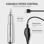 GAOY Electric Nail Drill for Acrylic and Gel, USB Electric Nail File, Portable - Image 4