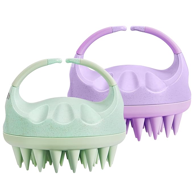 HEETA Scalp Massager with Soft Silicone Bristles by HEETA