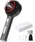 Electric Scalp Massager, 5 in 1 Refillable Oil Reservoir and Mist 3 Step At by KIAVEZO