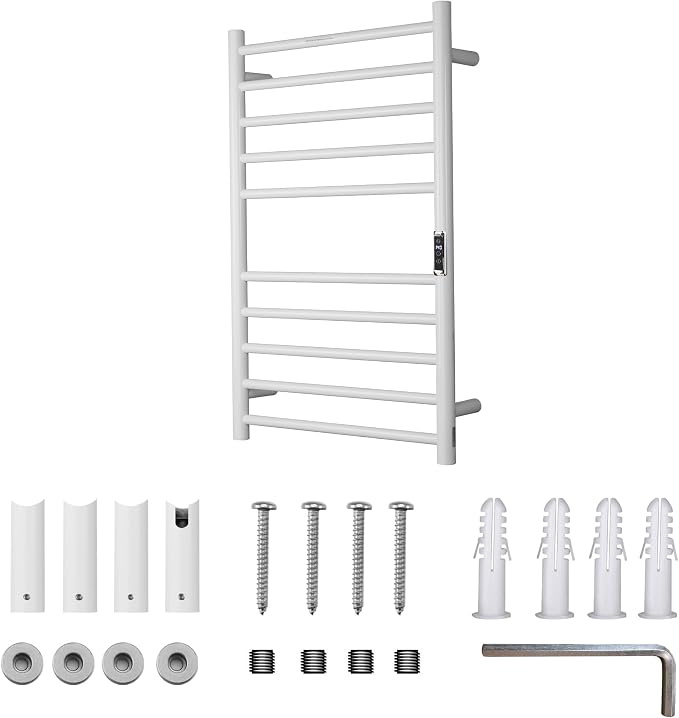 Heated Towel Racks for Bathroom, Wall Mounted Electric Towel Warmer Racks - Image 7