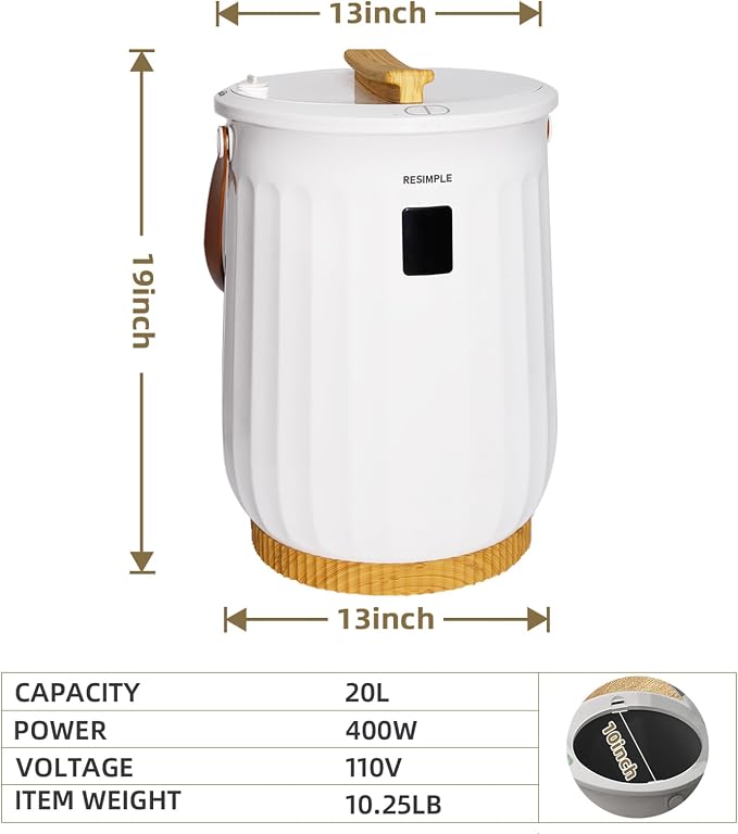 Hot Towel Warmer for Bathroom Luxury Bucket Towel Heater, 20L Large Capacity - Image 7