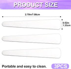 Pndeyo 3pcs Mini Stainless Steel Makeup Spatula, Reusable Cosmetic Cream - Image 2