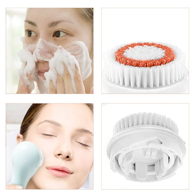 Facial Cleansing Brush Head Replacements Compatible - Image 5