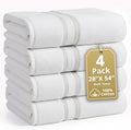 LANE LINEN 100% Cotton 4 Pack Bath Towels by LaneLinen