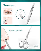 MR.GREEN 7 in 1 Manicure Set, German Stainless Steel Anti-Splash Nail Clippers - Image 5