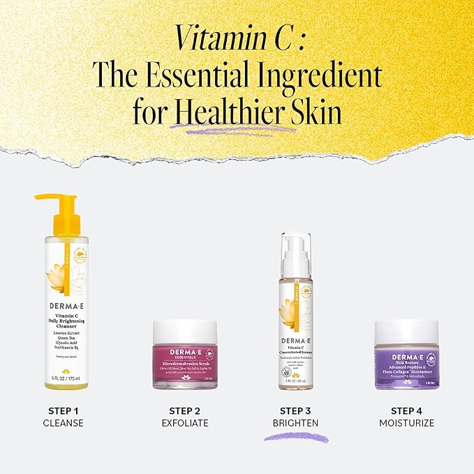 DERMA E Vitamin C Concentrated Serum, 2 Oz, - Image 7