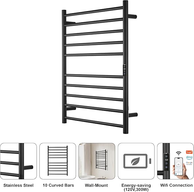 Electric Towel Rack with Voice Control - Image 6