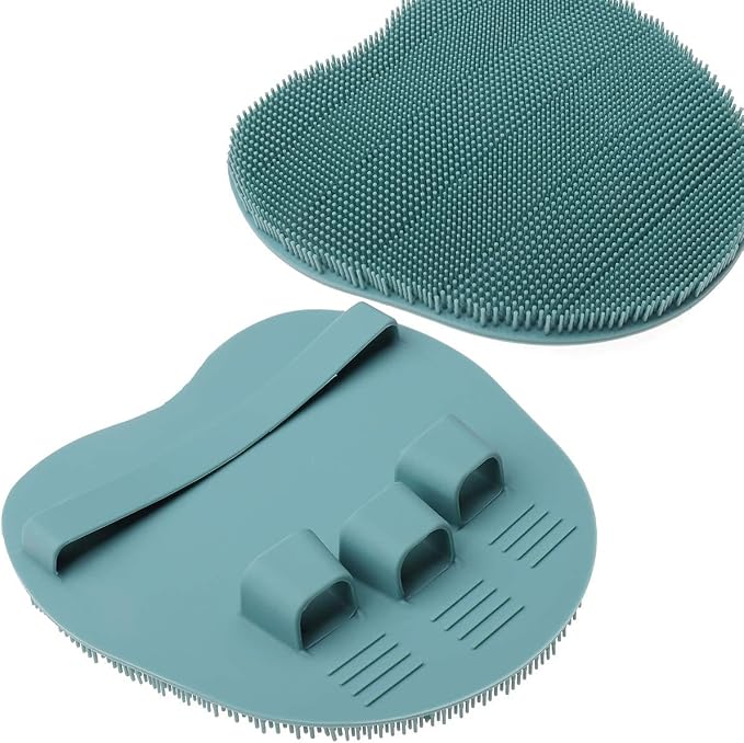 1 Pack Soft Silicone Shower Brush Body Wash Bath Exfoliating Skin Massage - Image 7
