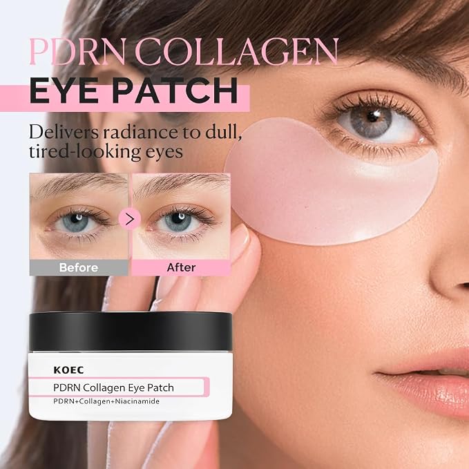 KOEC PDRN Collagen Eye Patch 60, Under Eye Patches - Image 2