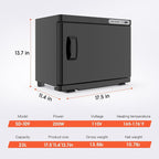 Towel Warmer Cabinet, 23L Large Hot Bath Towel Warmer Heating Use - Image 6