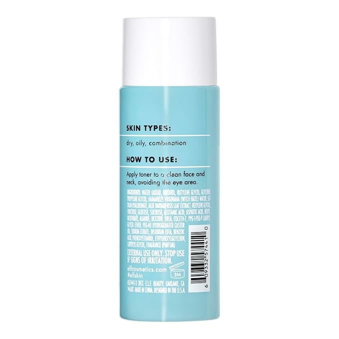 e.l.f. Skin Holy Hydration! Keep Your Balance Toner Mini, Refreshing, Removes - Image 4
