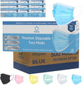 Litepak 500pcs Premium Disposable Face Mask SOFT 3ply Nose Wire by Litepak